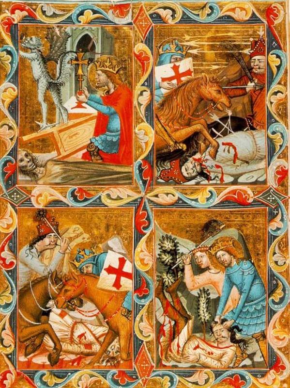 unknow artist Legend of Saint Ladislas Spain oil painting art